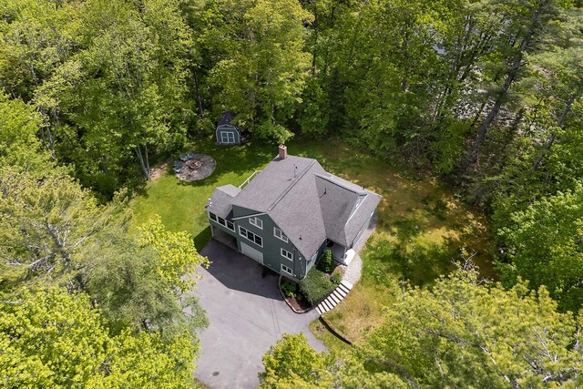 400 Chopps Cross Rd, Woolwich, ME 04579 - view from above of property