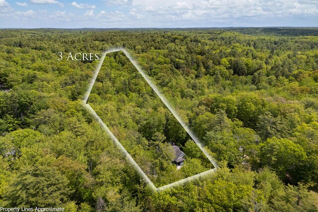 400 Chopps Cross Rd, Woolwich, ME 04579 - bird's eye view of a heavily wooded area