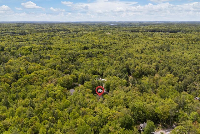 400 Chopps Cross Rd, Woolwich, ME 04579 - bird's eye view of a heavily wooded area