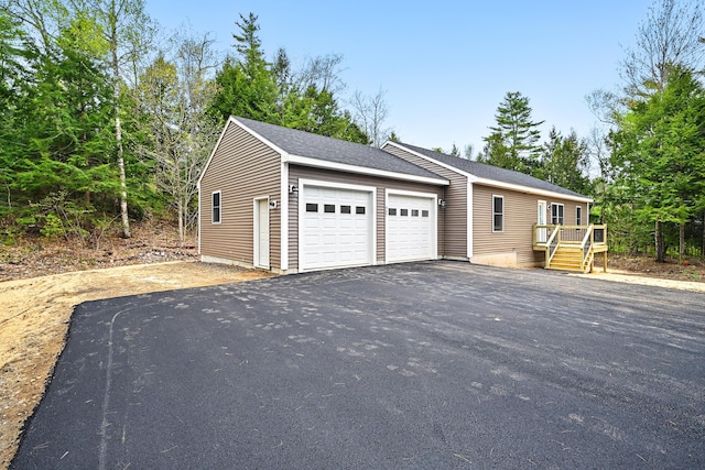 457 S Reynolds Rd, Winslow, ME 04901 - view of front facade featuring a wooden deck