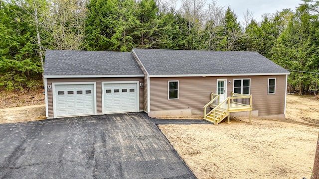 457 S Reynolds Rd, Winslow, ME 04901 - garage featuring driveway