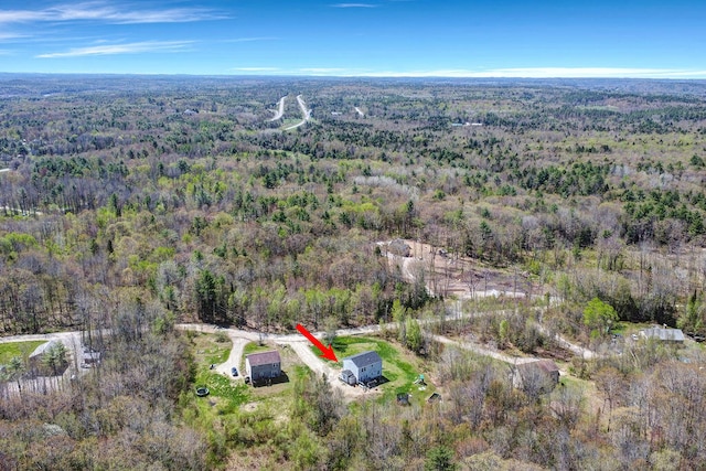 37 Birchwood Ln, Bowdoinham, ME 04008 - view of property location with a forest