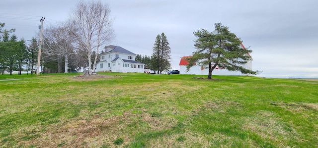 281 Cross Rd, Washburn, ME 04786 - view of grassy yard
