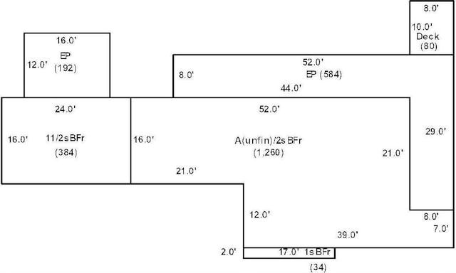 281 Cross Rd, Washburn, ME 04786 - home floor plan