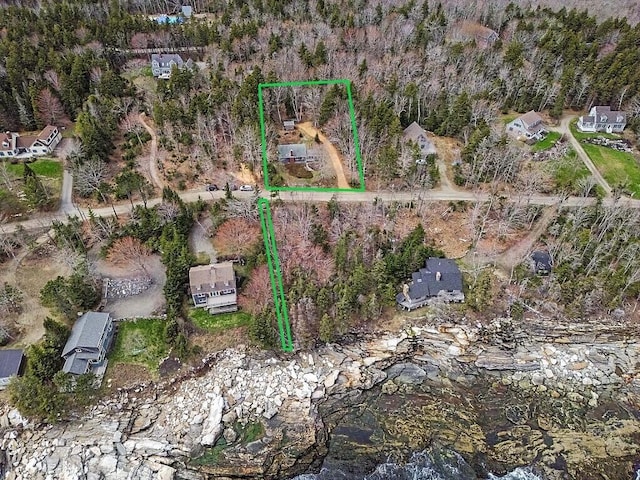 165 Mcfarland Shore Rd, Bristol, ME 04554 - aerial view of property's location with property boundaries highlighted