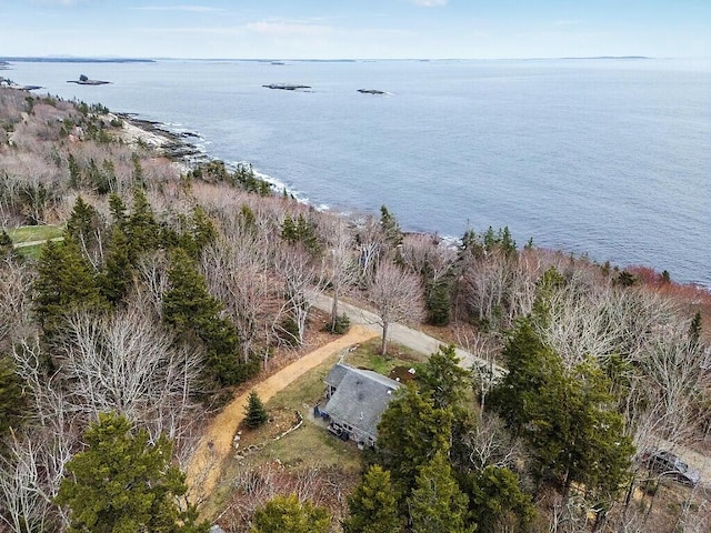 165 Mcfarland Shore Rd, Bristol, ME 04554 - aerial overview of property's location with a nearby body of water