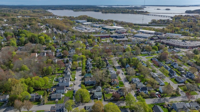 301 Sherwood St, Portland, ME 04103 - aerial view of property's location with a nearby body of water and a notable bridge