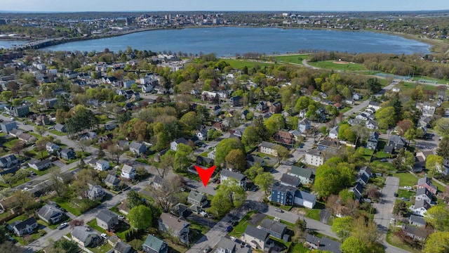 301 Sherwood St, Portland, ME 04103 - aerial view of property and surrounding area featuring a large body of water