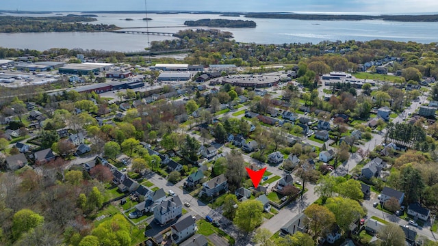 301 Sherwood St, Portland, ME 04103 - aerial view of property and surrounding area with a large body of water