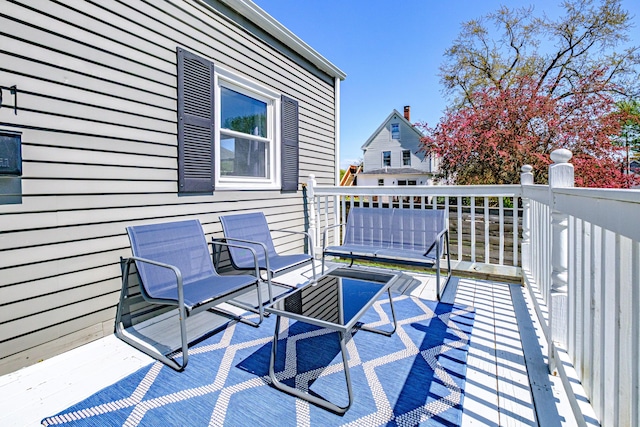 301 Sherwood St, Portland, ME 04103 - view of wooden terrace