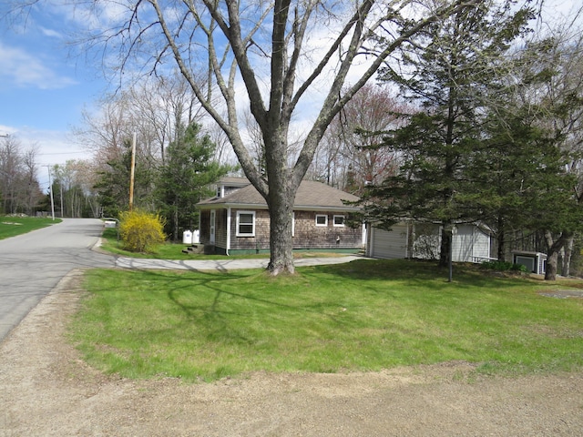 204 Clark Island Rd, Saint George, ME 04859 - view of front of house with a front lawn