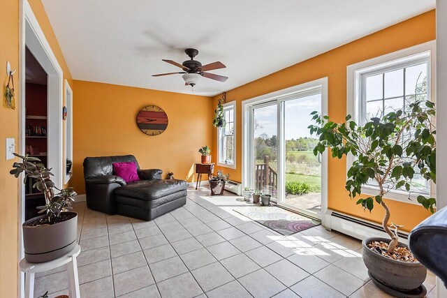 30 Royale Dr, Sidney, ME 04330 - sunroom / solarium with baseboard heating