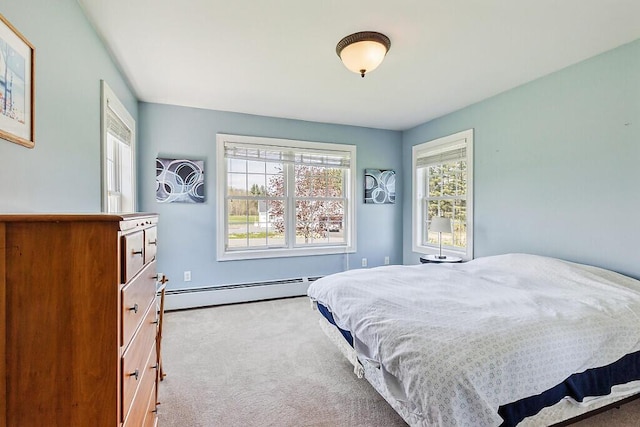 30 Royale Dr, Sidney, ME 04330 - carpeted bedroom with baseboard heating