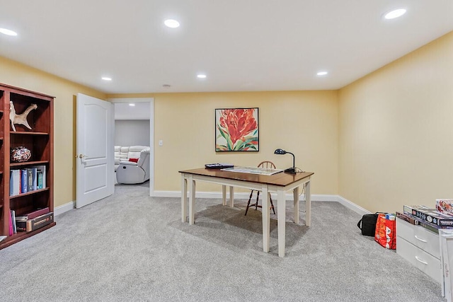 30 Royale Dr, Sidney, ME 04330 - carpeted office with recessed lighting and baseboards