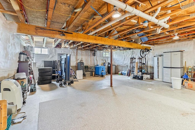 30 Royale Dr, Sidney, ME 04330 - basement featuring a heating unit and a water pressure tank