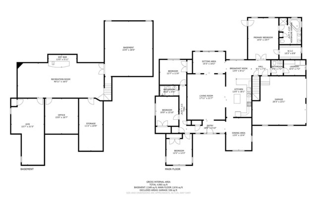 30 Royale Dr, Sidney, ME 04330 - room layout