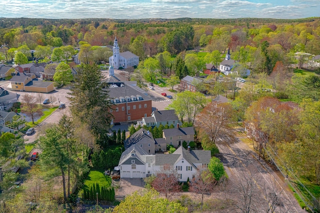 11 Summer St, Kennebunk, ME 04043 - view of property location featuring a heavily wooded area and nearby suburban area