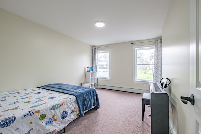 14 Bluebird Trl Unit 67, Falmouth, ME 04105 - bedroom featuring a baseboard radiator and carpet floors