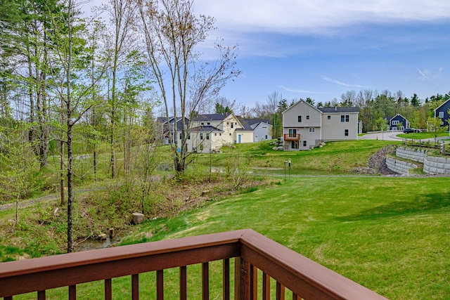 14 Bluebird Trl Unit 67, Falmouth, ME 04105 - view of green lawn with a residential view