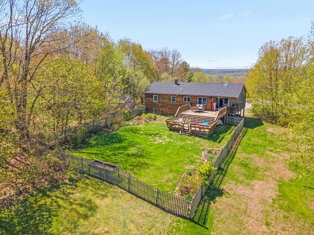 414 Oak Hill Rd, Litchfield, ME 04350 - aerial view of property and surrounding area