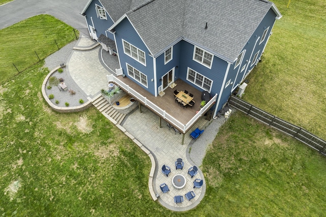 16 Sweet Fern Ln, Bowdoinham, ME 04008 - aerial view of property and surrounding area