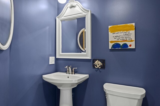 16 Sweet Fern Ln, Bowdoinham, ME 04008 - half bathroom with toilet