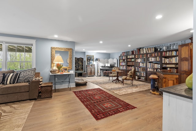 16 Sweet Fern Ln, Bowdoinham, ME 04008 - office area featuring wood finished floors and recessed lighting