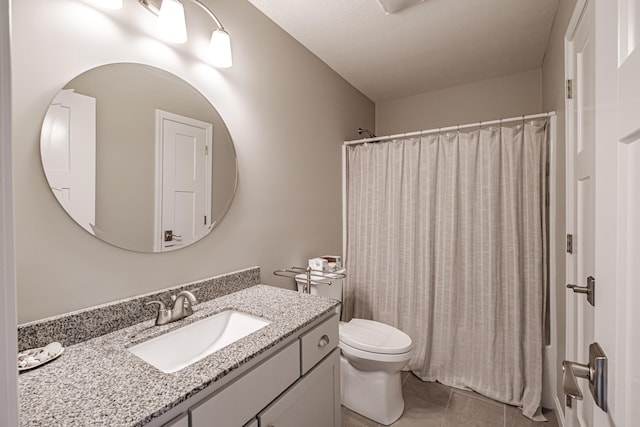 48 Sancho Dr, Saco, ME 04072 - bathroom featuring vanity, toilet, and tile patterned flooring