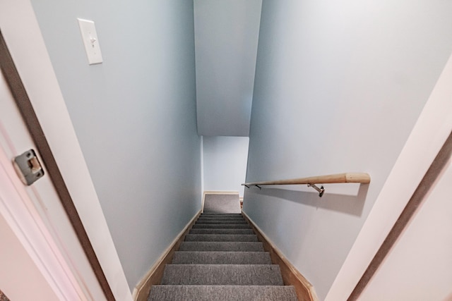 48 Sancho Dr, Saco, ME 04072 - stairway with baseboards