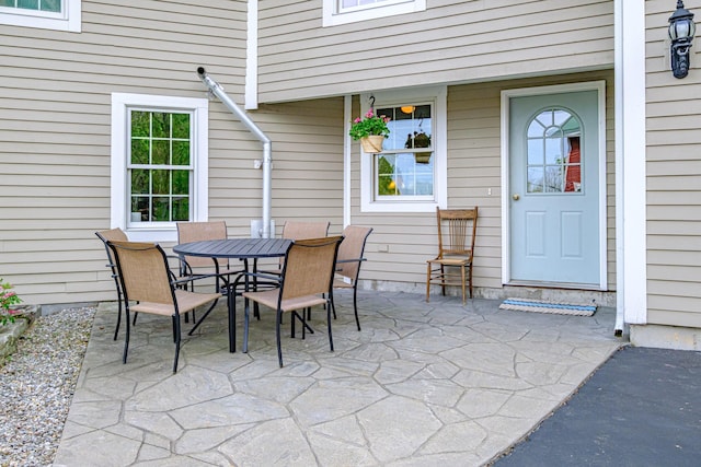 71 Brook Rd, Falmouth, ME 04105 - view of patio with outdoor dining area