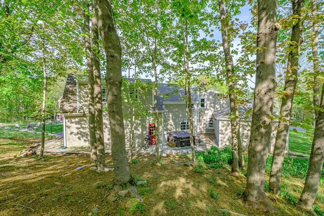 71 Brook Rd, Falmouth, ME 04105 - rear view of property with a patio