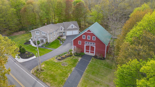 71 Brook Rd, Falmouth, ME 04105 - view from above of property featuring a forest