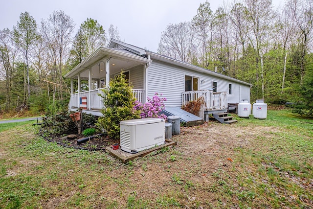 55 Reservoir Rd, Paris, ME 04281 - view of property exterior with a lawn