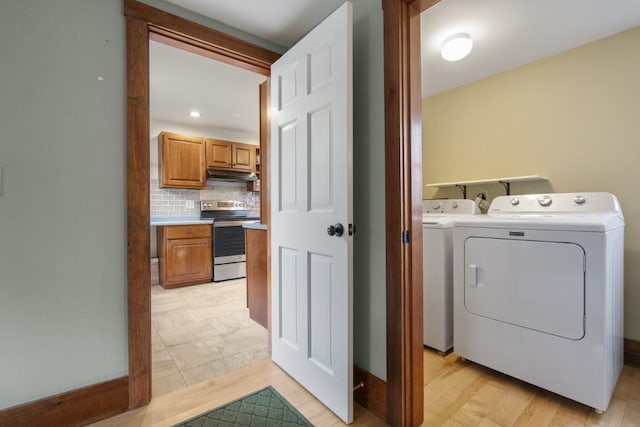 14 Williams St, Boothbay Harbor, ME 04538 - washroom with washing machine and clothes dryer