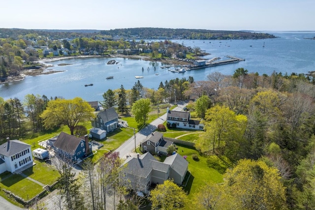 14 Williams St, Boothbay Harbor, ME 04538 - aerial view of a large body of water