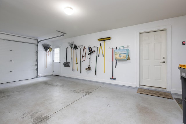 5 Honeysuckle Ln, Scarborough, ME 04074 - garage with baseboards