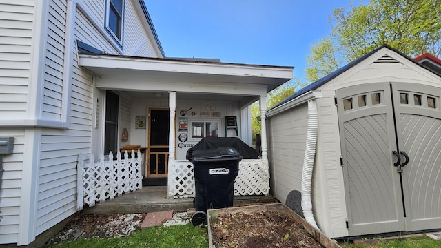 295 Grove St, Bangor, ME 04401 - view of shed with covered porch