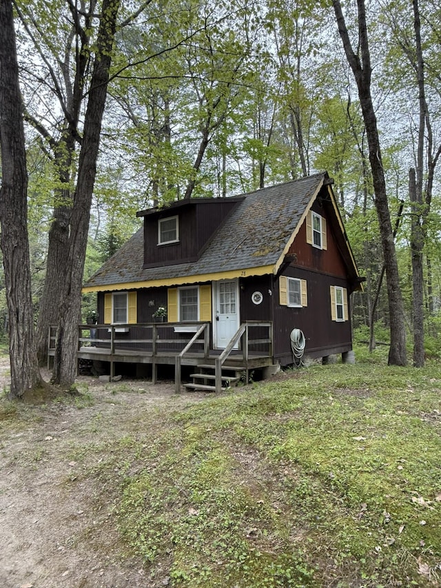 26-28 Acorn Rd, Naples, ME 04055 - view of rustic home