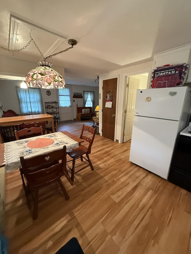 26-28 Acorn Rd, Naples, ME 04055 - dining space with light wood-style floors