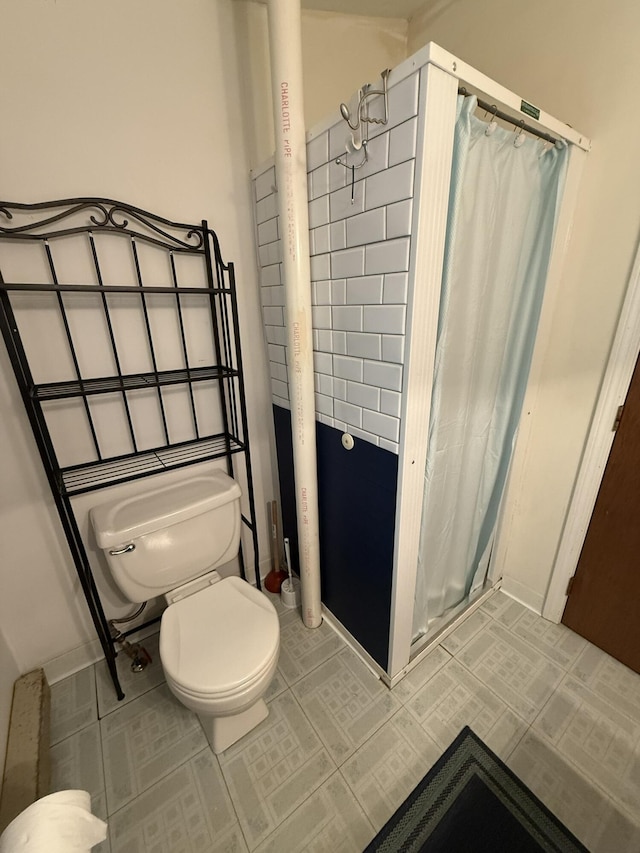 26-28 Acorn Rd, Naples, ME 04055 - full bath featuring toilet and a stall shower