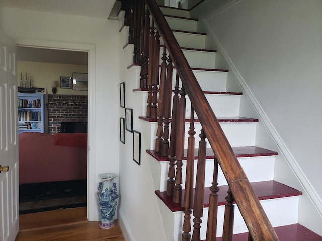 579 Cranberry Rd, Great Cranberry, Cranberry Isles, ME 04625 - stairs featuring wood finished floors and baseboards
