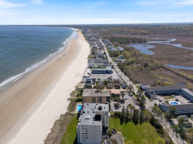 205 E Grand Ave Unit 7E, Old Orchard Beach, ME 04064 - drone / aerial view of waterfront with a beach