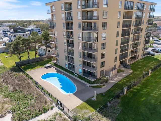 205 E Grand Ave Unit 7E, Old Orchard Beach, ME 04064 - view of pool with fence