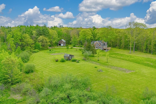 6 Bluebird Way, Kennebunk, ME 04043 - aerial view of sparsely populated area with a heavily wooded area