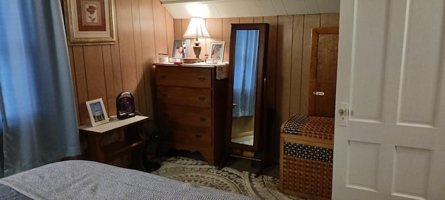 41 Winter St, Lisbon, ME 04250 - bedroom with wooden walls
