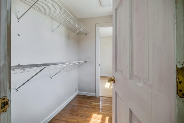23 Paul St, South Berwick, ME 03908 - walk in closet featuring wood finished floors