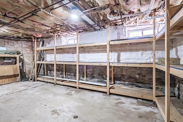 view of storage room