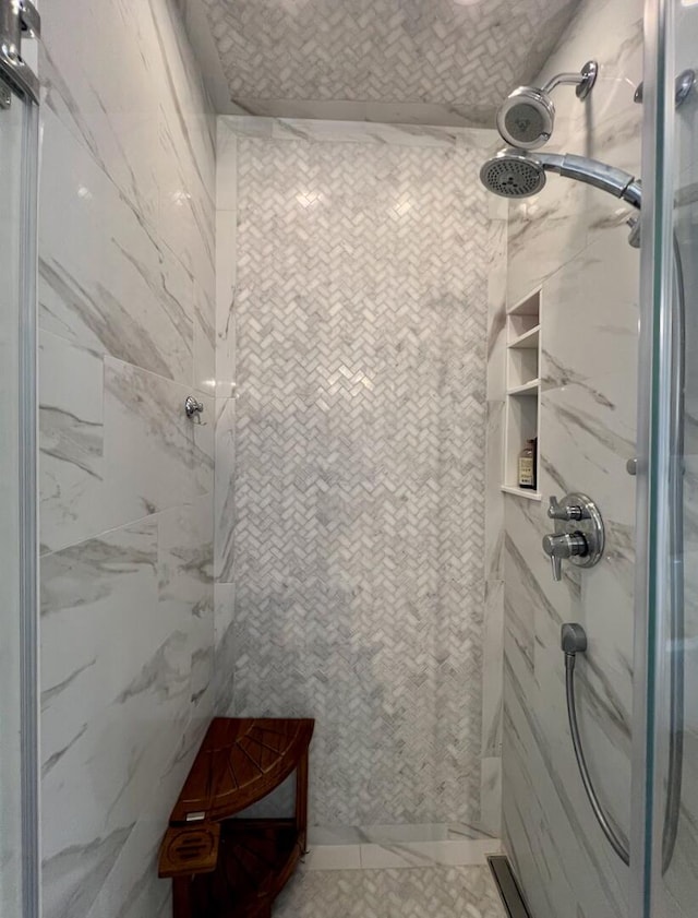 131 N St, Bath, ME 04530 - full bathroom with a marble finish shower