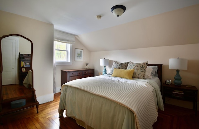 131 N St, Bath, ME 04530 - bedroom with vaulted ceiling and wood finished floors