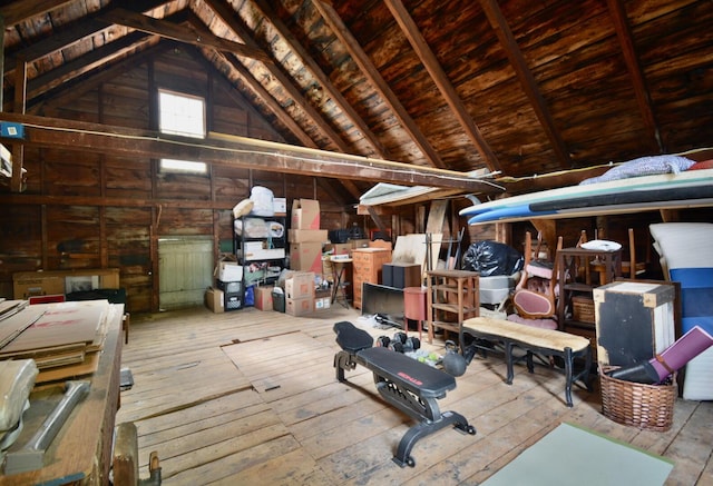 131 N St, Bath, ME 04530 - view of unfinished attic